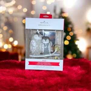 Hallmark Our First Christmas Owls 2023 Christmas Ornament